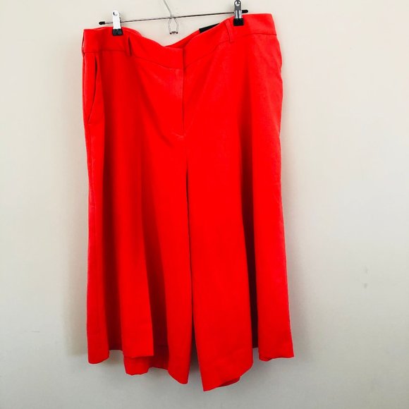 Lane Bryant Pants - NWT! Lane Bryant Orange Wide Leg Culotte Pants